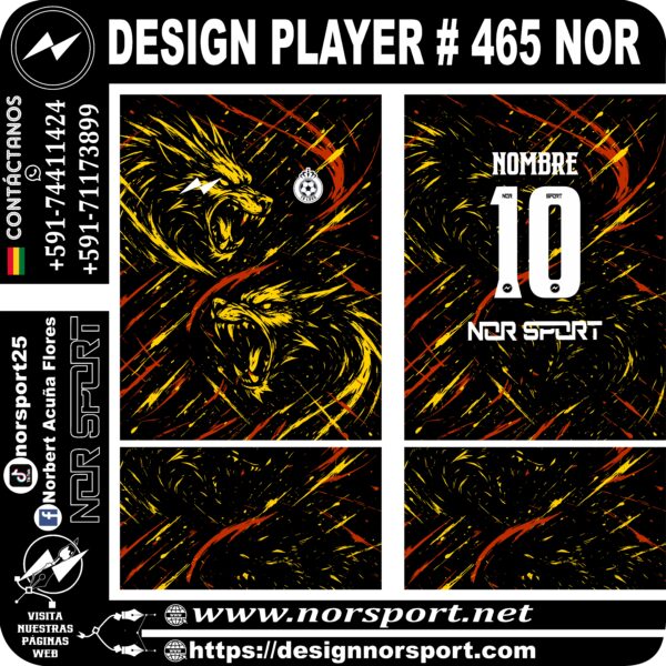 DESIGN PLAYER # 465 NOR