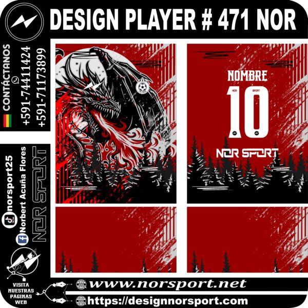 DESIGN PLAYER # 471 NOR