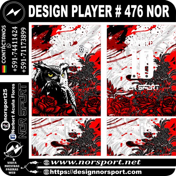 DESIGN PLAYER # 476 NOR