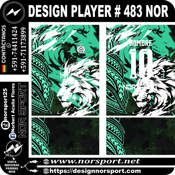 DESIGN PLAYER # 483 NOR