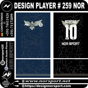 DESIGN PLAYER # 259 NOR