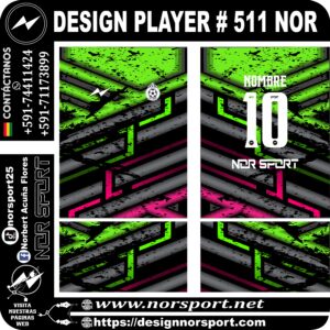 DESIGN PLAYER # 511 NOR