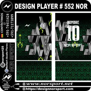 DESIGN PLAYER # 552 NOR