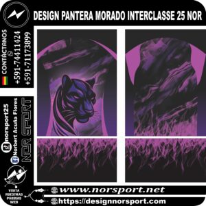 DESIGN PANTERA MORADA 3 INTERCLASSE 25 NOR