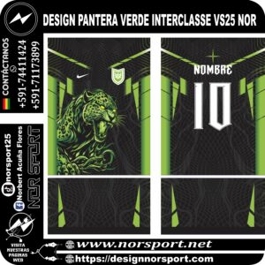 DESIGN PANTERA VERDE INTERCLASSE VS25 NOR