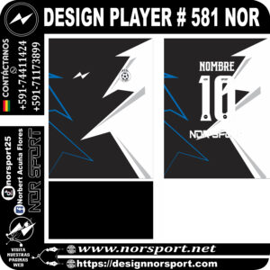 DESIGN PLAYER # 581 NOR