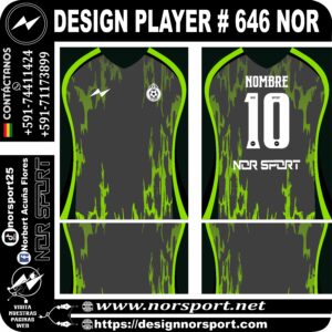 DESIGN PLAYER # 646 NOR