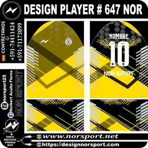 DESIGN PLAYER # 647 NOR