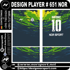 DESIGN PLAYER # 651 NOR