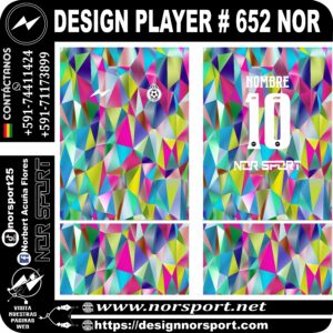 DESIGN PLAYER # 652 NOR