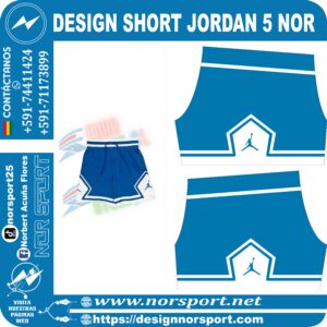 DESIGN SHORT JORDAN 5 NOR
