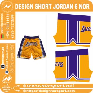DESIGN SHORT JORDAN 6 NOR