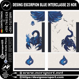 DESING ESCORPION BLUE INTERCLASSE 25 NOR