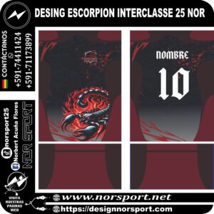 DESING ESCORPION INTERCLASSE 25 NOR