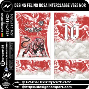 DESING FELINO ROSA INTERCLASSE VS25 NOR