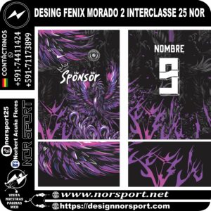 DESING FENIX MORADO 2 INTERCLASSE 25 NOR