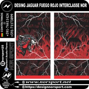 DESING JAGUAR FUEGO ROJO INTERCLASSE NOR