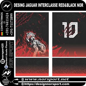 DESING JAGUAR INTERCLASSE RED&BLACK NOR
