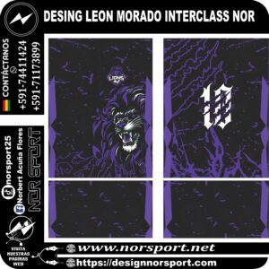 DESING LEON MORADO INTERCLASS NOR