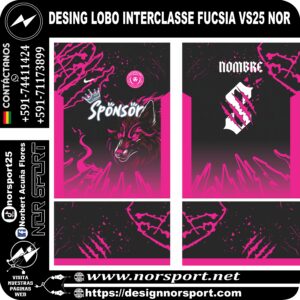 DESING LOBO INTERCLASSE FUCSIA VS25 NOR