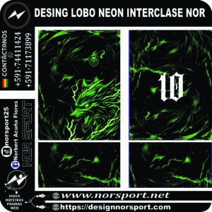 DESING LOBO NEON INTERCLASE NOR