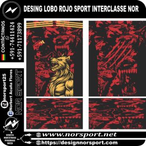 DESING LOBO ROJO SPORT INTERCLASSE NOR