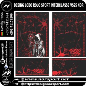 DESING LOBO ROJO SPORT INTERCLASSE VS25 NOR