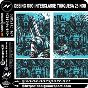 DESING OSO INTERCLASSE TURQUESA 25 NOR