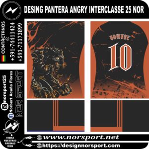 DESING PANTERA ANGRY INTERCLASSE 25 NOR