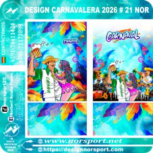 DESIGN CARNAVALERA 2026 # 21 NOR