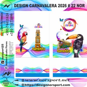 DESIGN CARNAVALERA 2026 # 22 NOR
