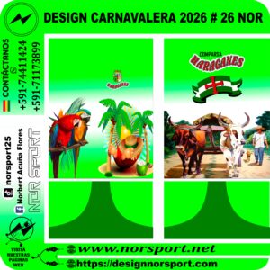 DESIGN CARNAVALERA 2026 # 26 NOR