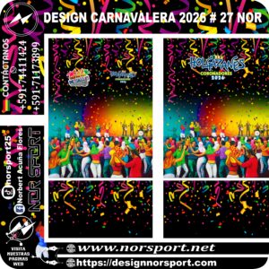 DESIGN CARNAVALERA 2026 # 27 NOR