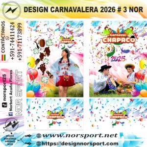 DESIGN CARNAVALERA 2026 # 3 NOR