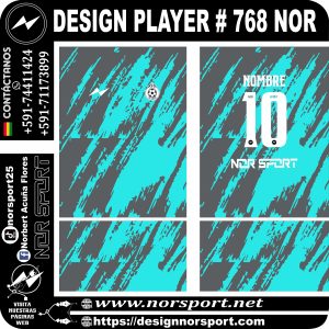 DESIGN PLAYER # 768 NOR