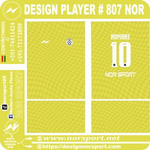 DESIGN PLAYER # 807 NOR