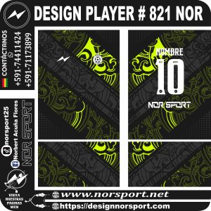 DESIGN PLAYER # 821 NOR