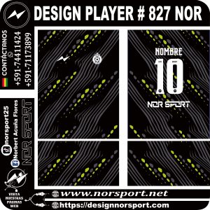 DESIGN PLAYER # 827 NOR
