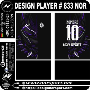 DESIGN PLAYER # 833 NOR
