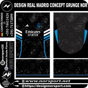 DESIGN REAL MADRID CONCEPT GRUNGE NOR