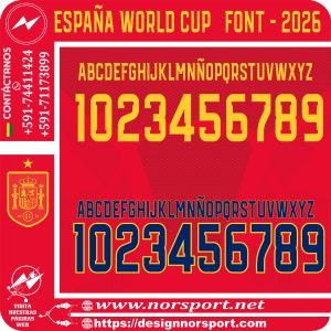españa WORLD CUP   FONT - 2026