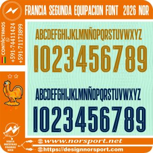 francia segunda equipacion FONT  2026 nor